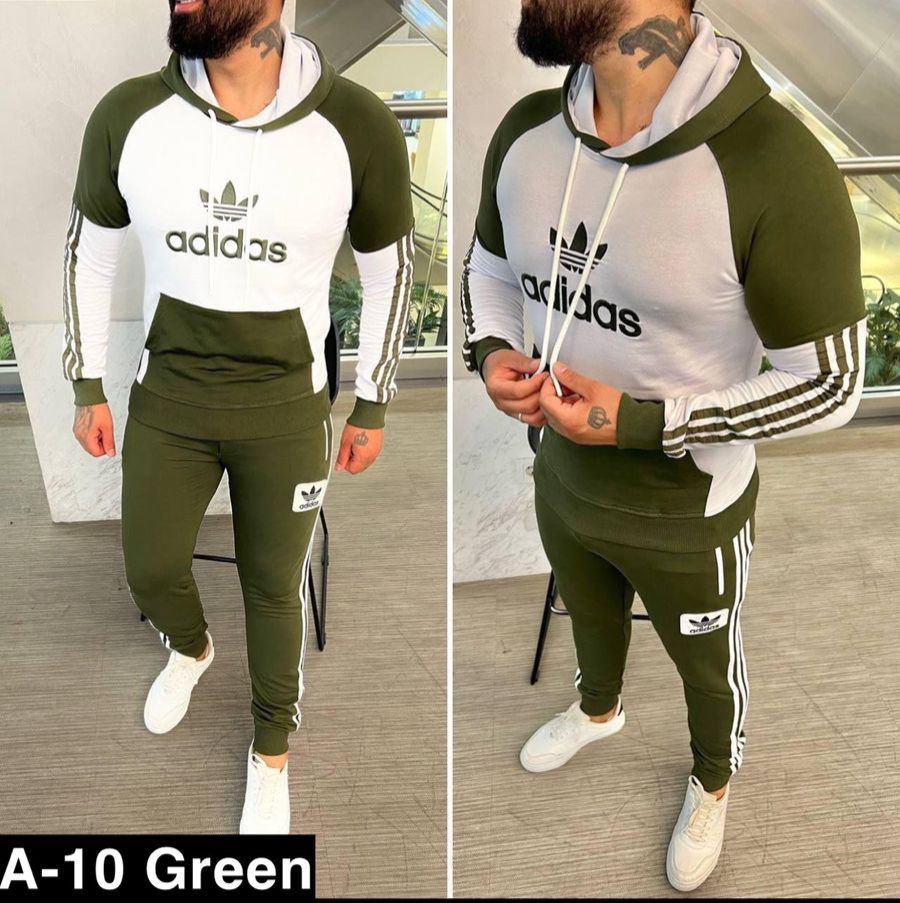 Mens Tracksuit A-10 Green
