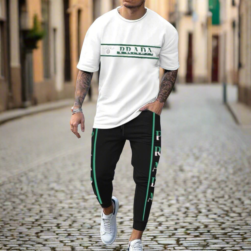 Men's 2 Pcs T-Shirt & Trackpant Set Z-48