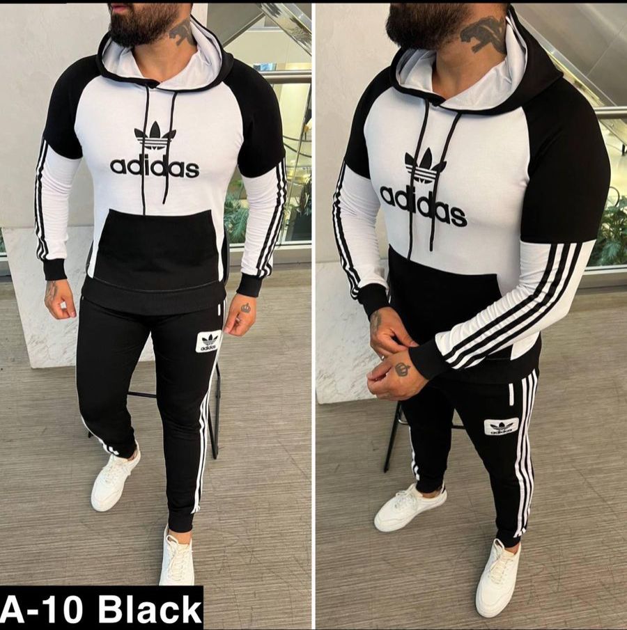 Mens Tracksuit A-10 Black