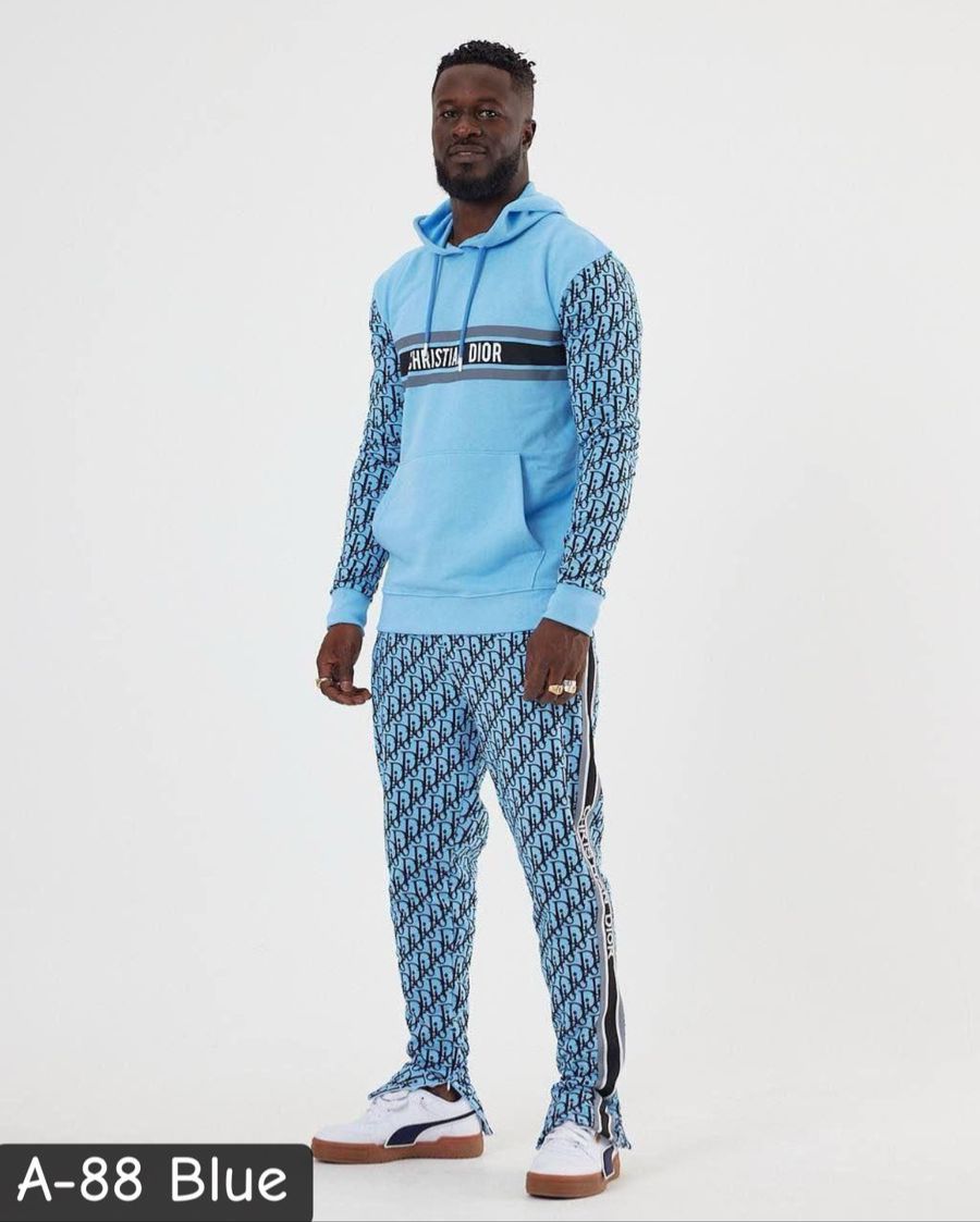 Mens Tracksuit A-88 Blue