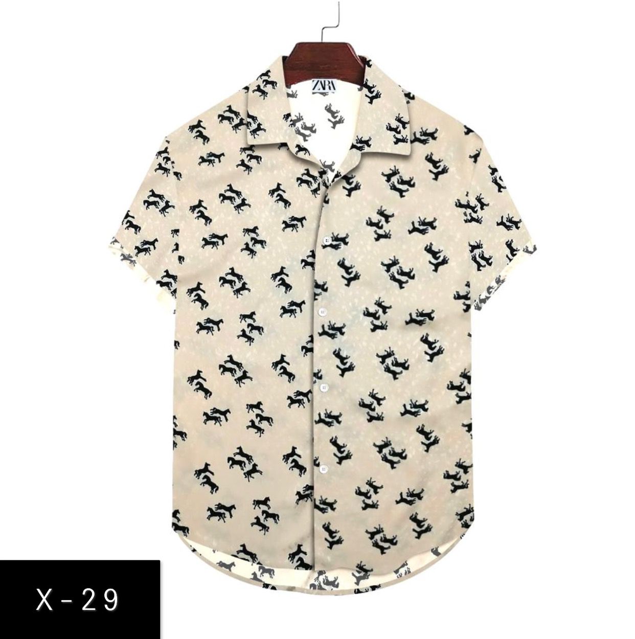 Mens Half Sleeves Shirts X-29