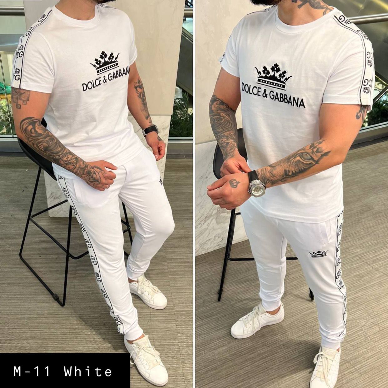 Men's 2 Pcs T-Shirt & Trackpant Set M-11