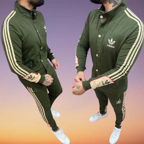 Mens Tracksuit A-6 Green