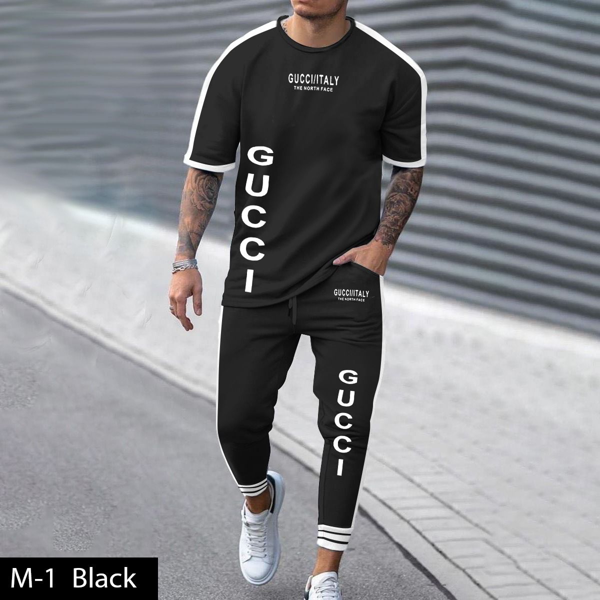 Men's 2 pcs Tshirt &Trackpant set|M-1