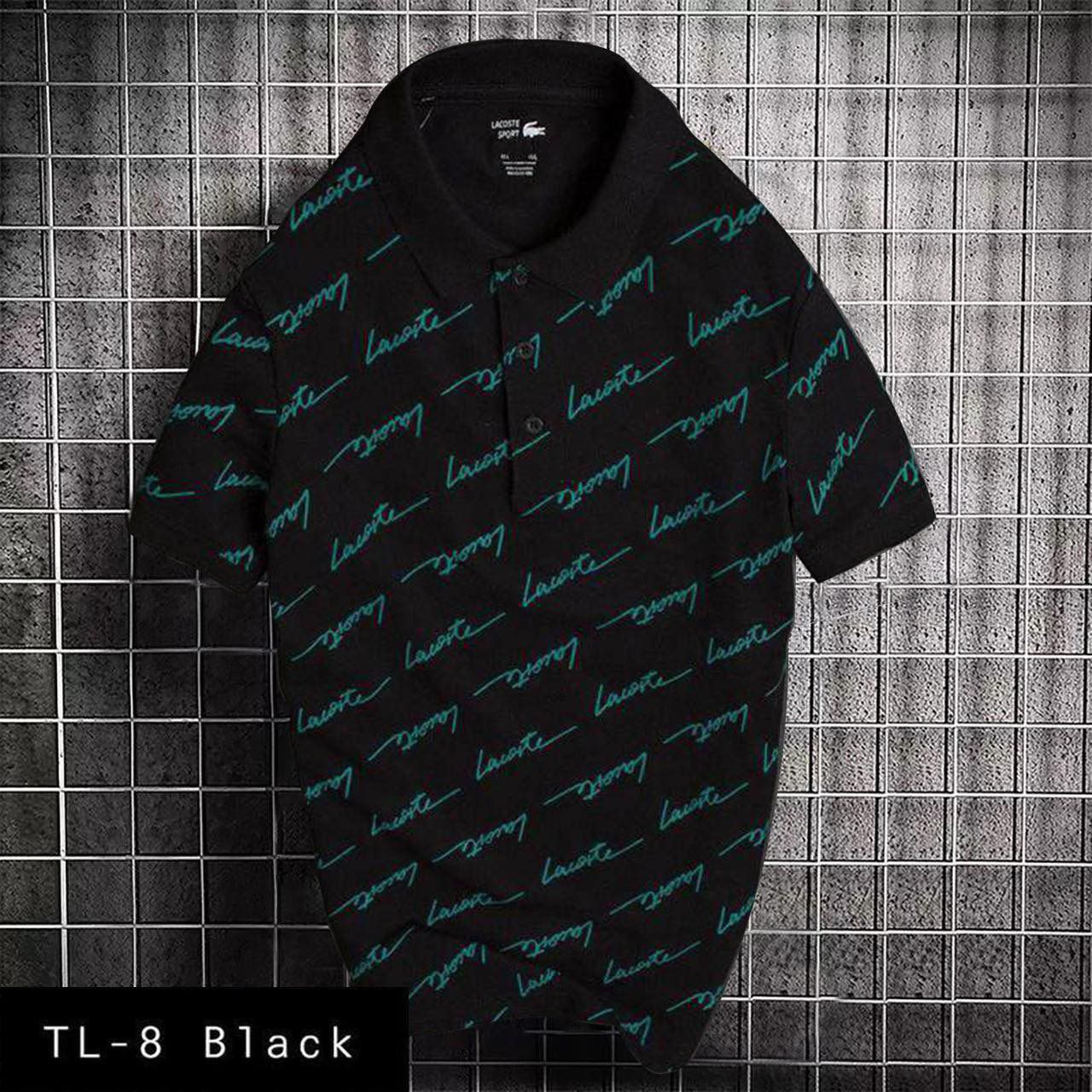 Polo Tshirt TL- 8 Black