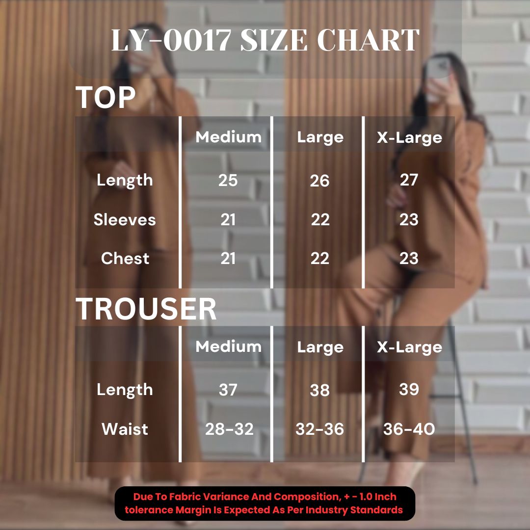 2 Pcs V Neck Winter Outfit LY-0017