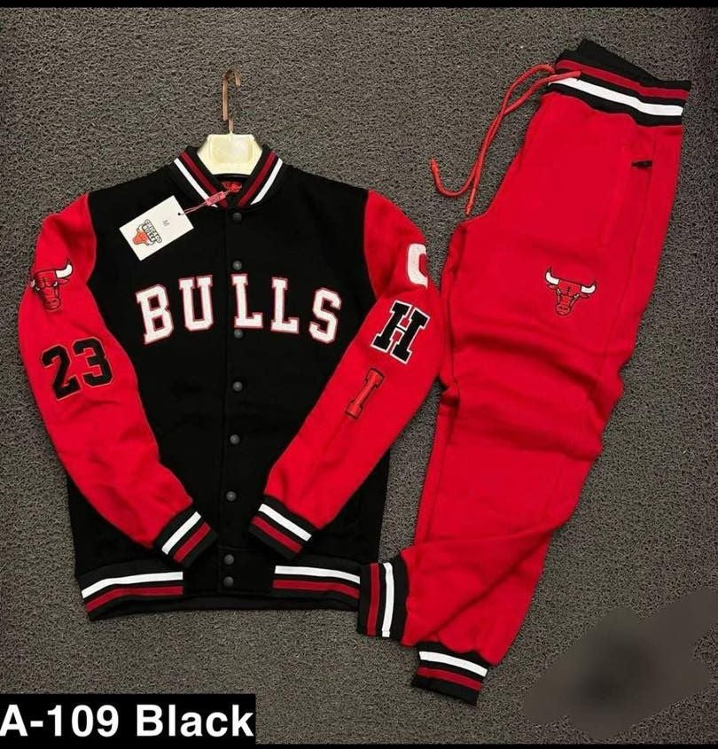 Mens Tracksuit A-109 Black