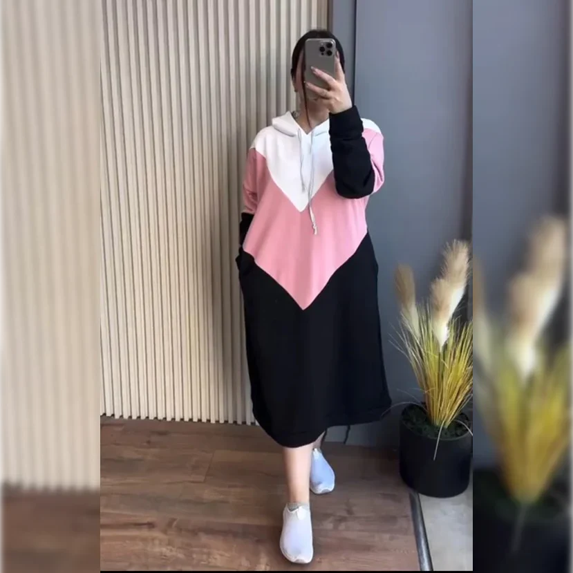 CH 398 Bloom's Warm Fleece Long Hooded Top (Hoodie)