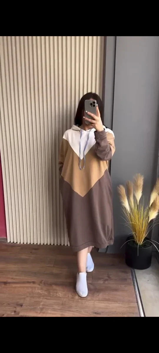 CH 398 Bloom's Warm Fleece Long Hooded Top (Hoodie)