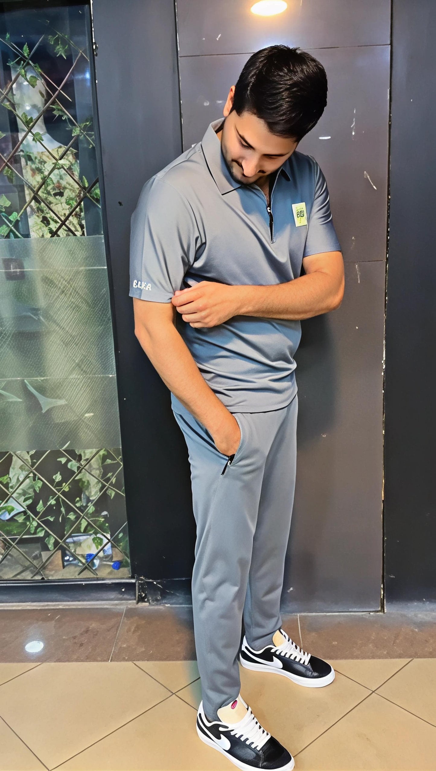 Q-05 DudeDrapes Steel Street Co-Ord – Active Fit