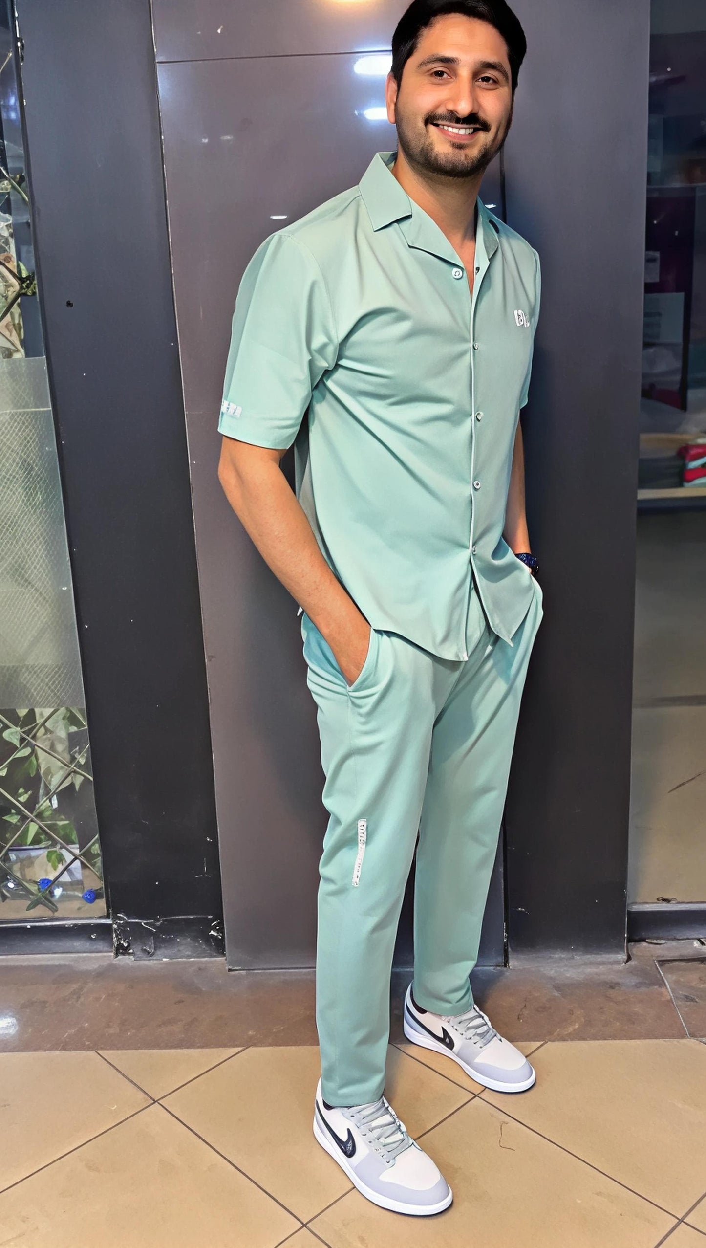 Q 01 DudeDrapes Button-Down Chill Set Classic Vibe 2