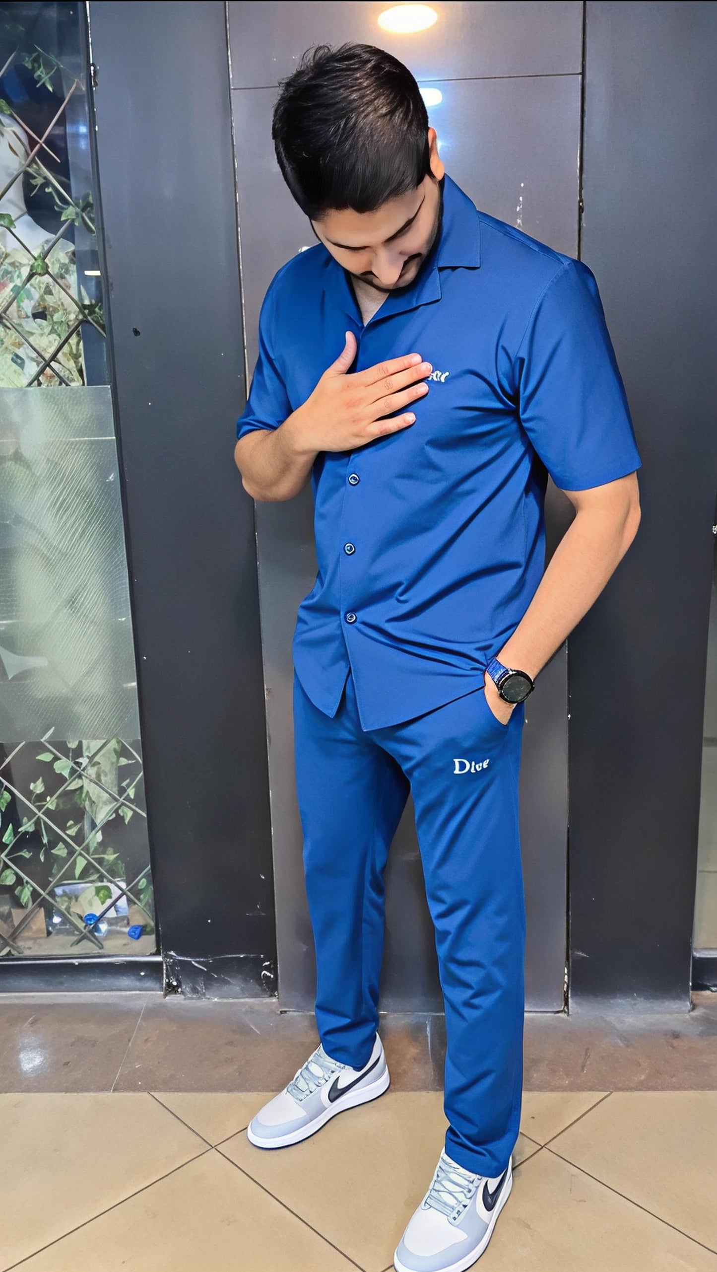 Q 01 DudeDrapes Button-Down Chill Set Classic Vibe 2
