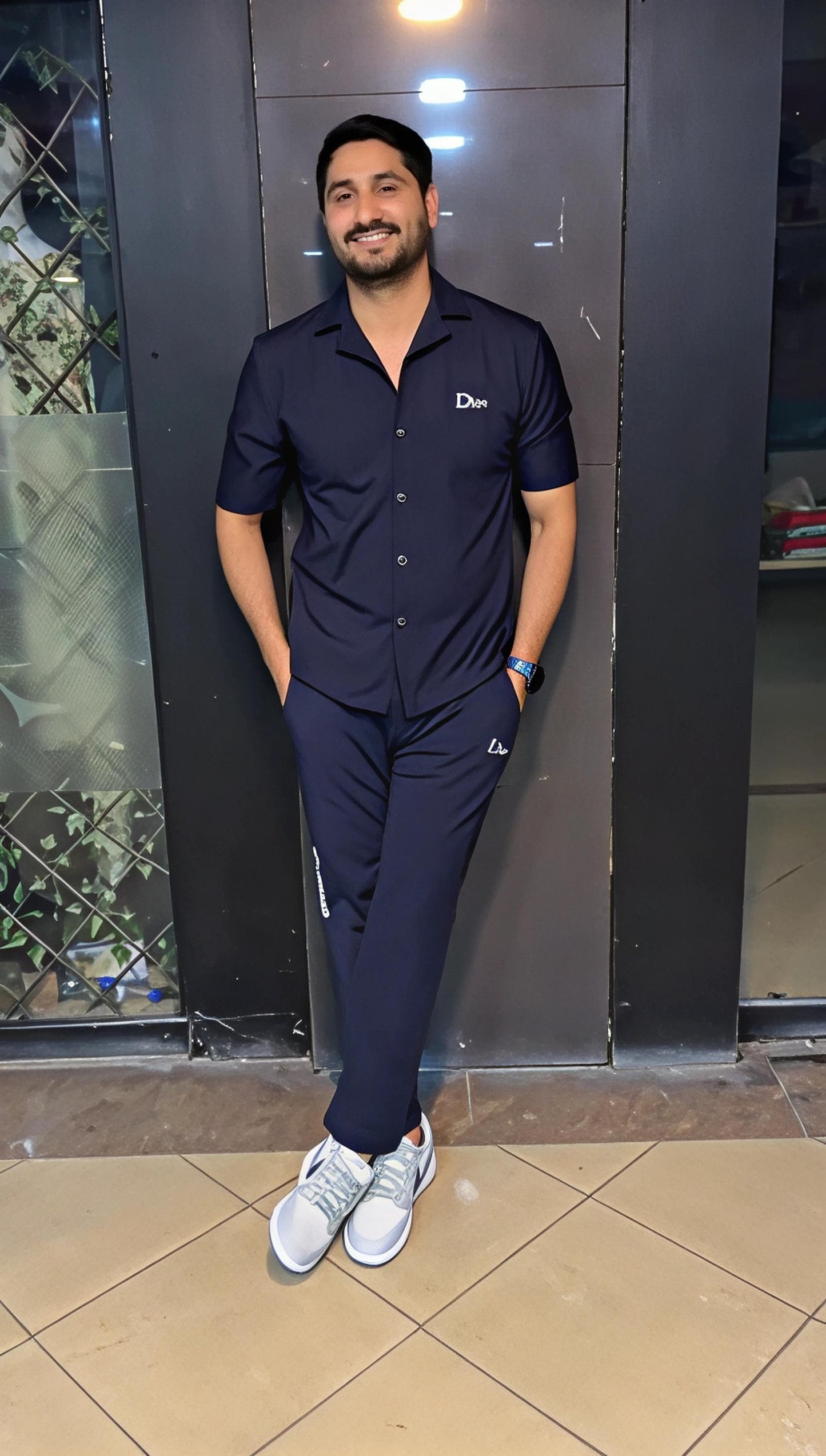 Q 01 DudeDrapes Button-Down Chill Set Classic Vibe 2