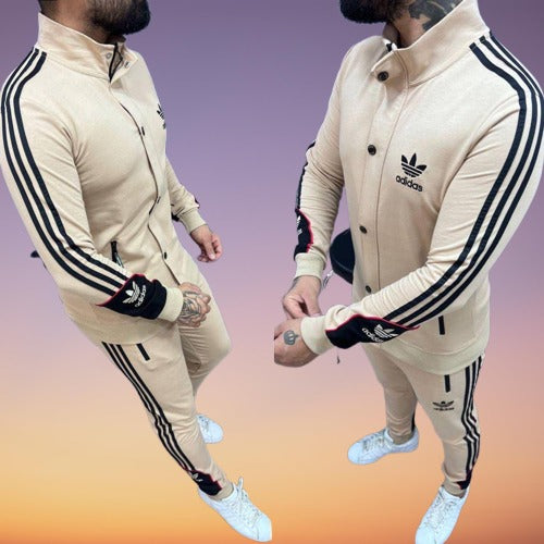 Mens Tracksuit A-6 Camel