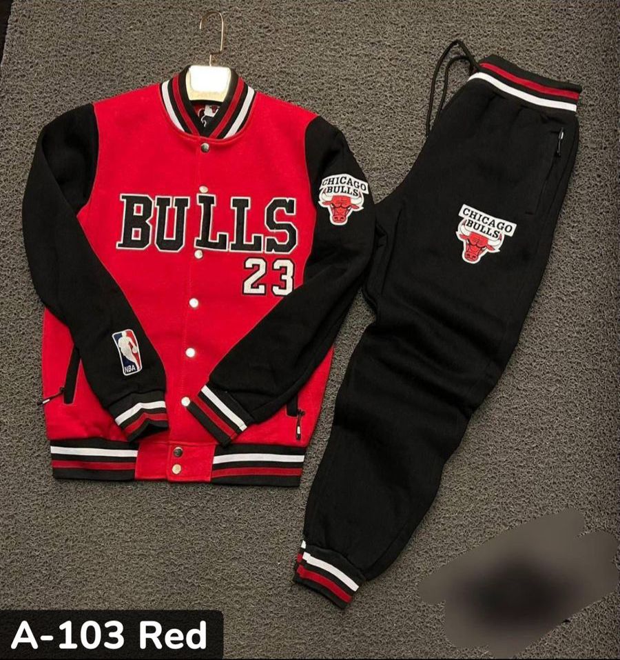 Mens Tracksuit A-103 Red