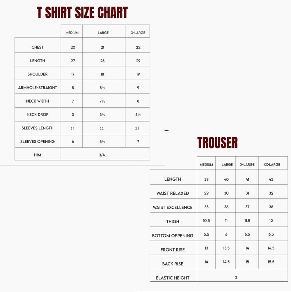 Men's 2 Pcs T-Shirt & Trackpant Set Z-46 white