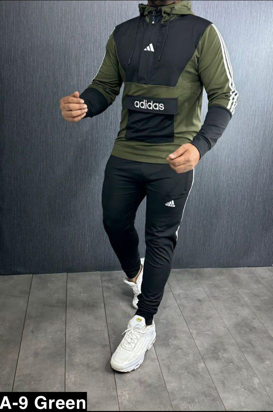 Mens Tracksuit A-9 Green