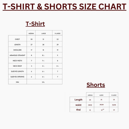 Mens Tshirt & Short Set PS-21