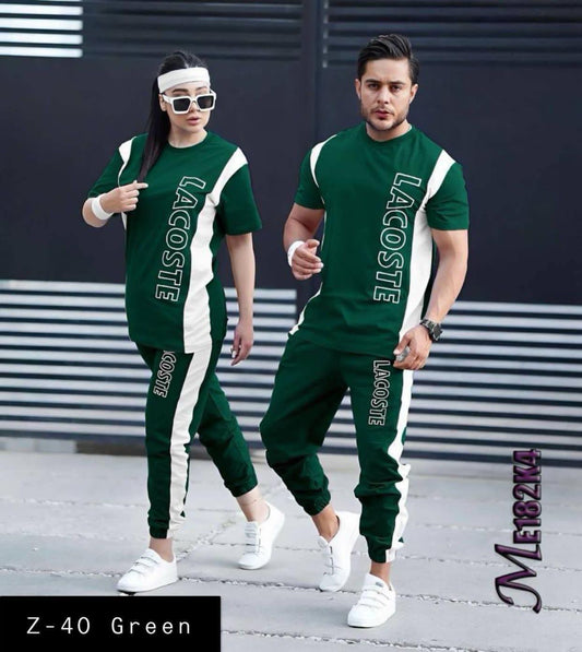 Tshirt Trouser Set Z - 40 GREEN