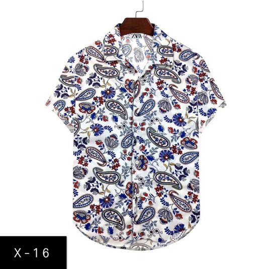 Mens Half Sleeves Shirts X-16