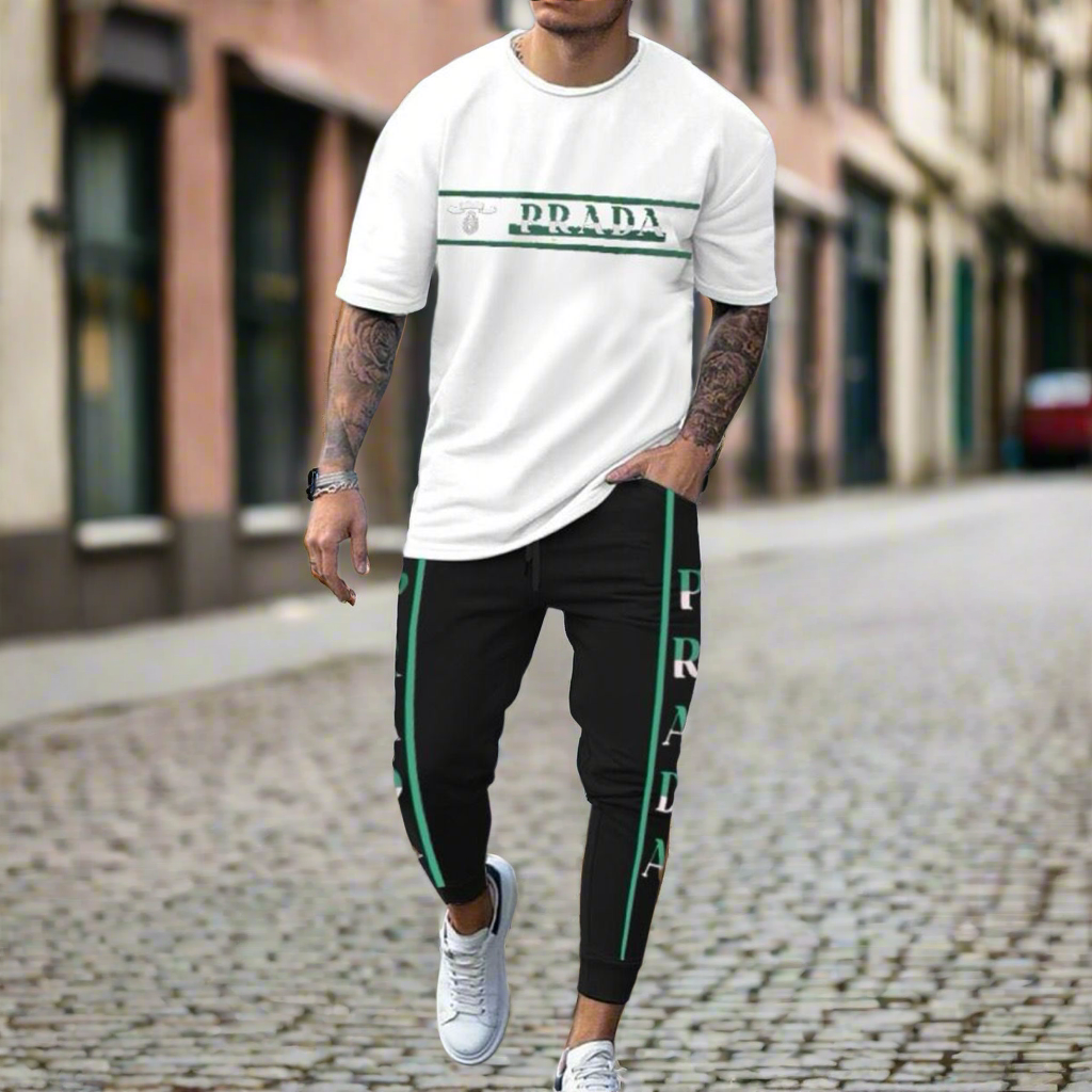 Men's 2 Pcs T-Shirt & Trackpant Set Z-48