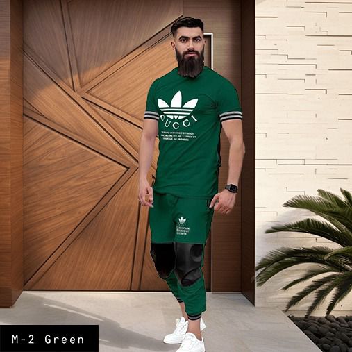 Men's 2 pcs Tshirt &Trackpant set|M-2