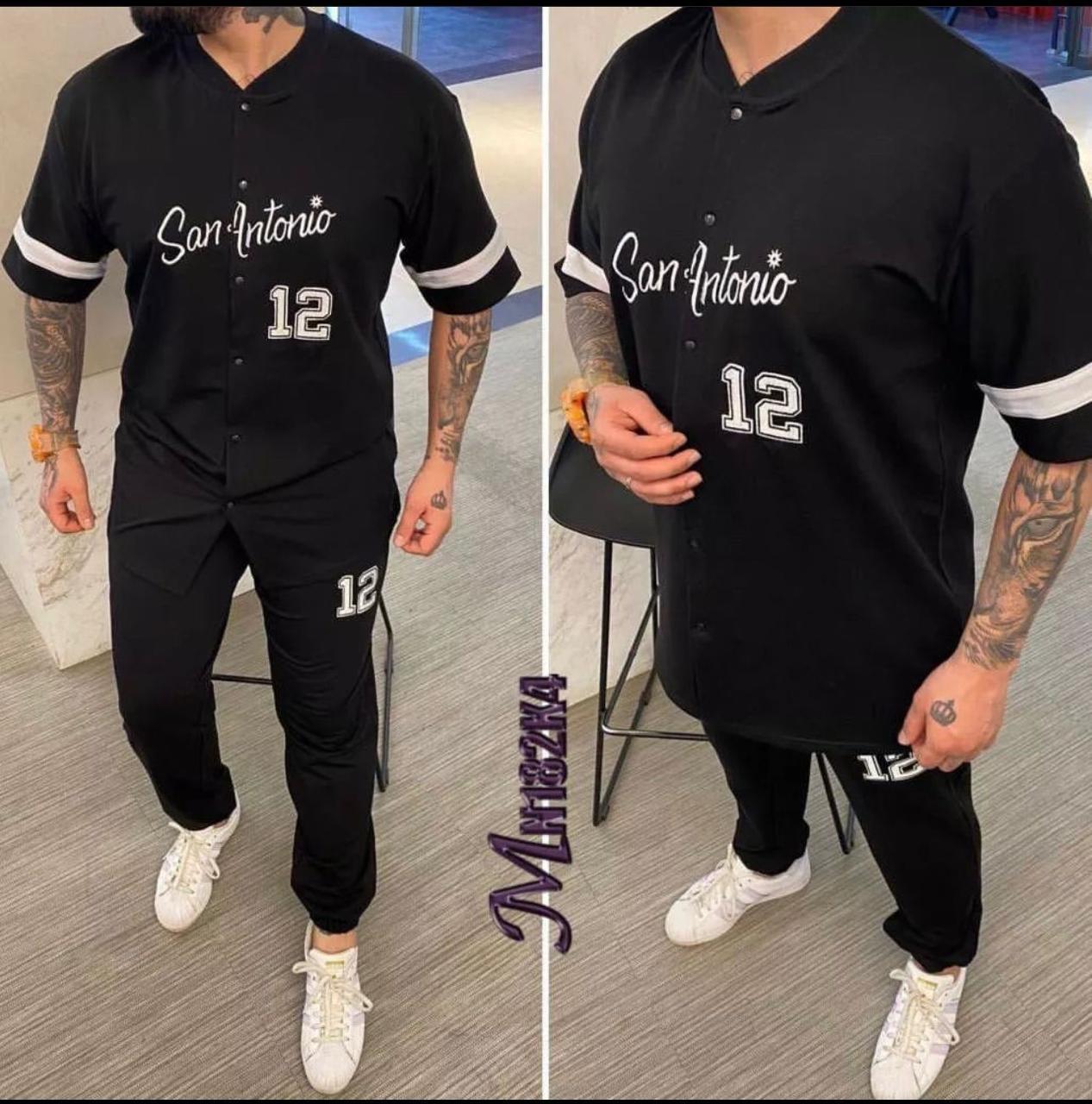 Men's 2 Pcs T-Shirt & Trackpant Set Z-19