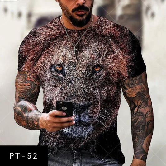 Men's casual 3d t-shirt PT-52