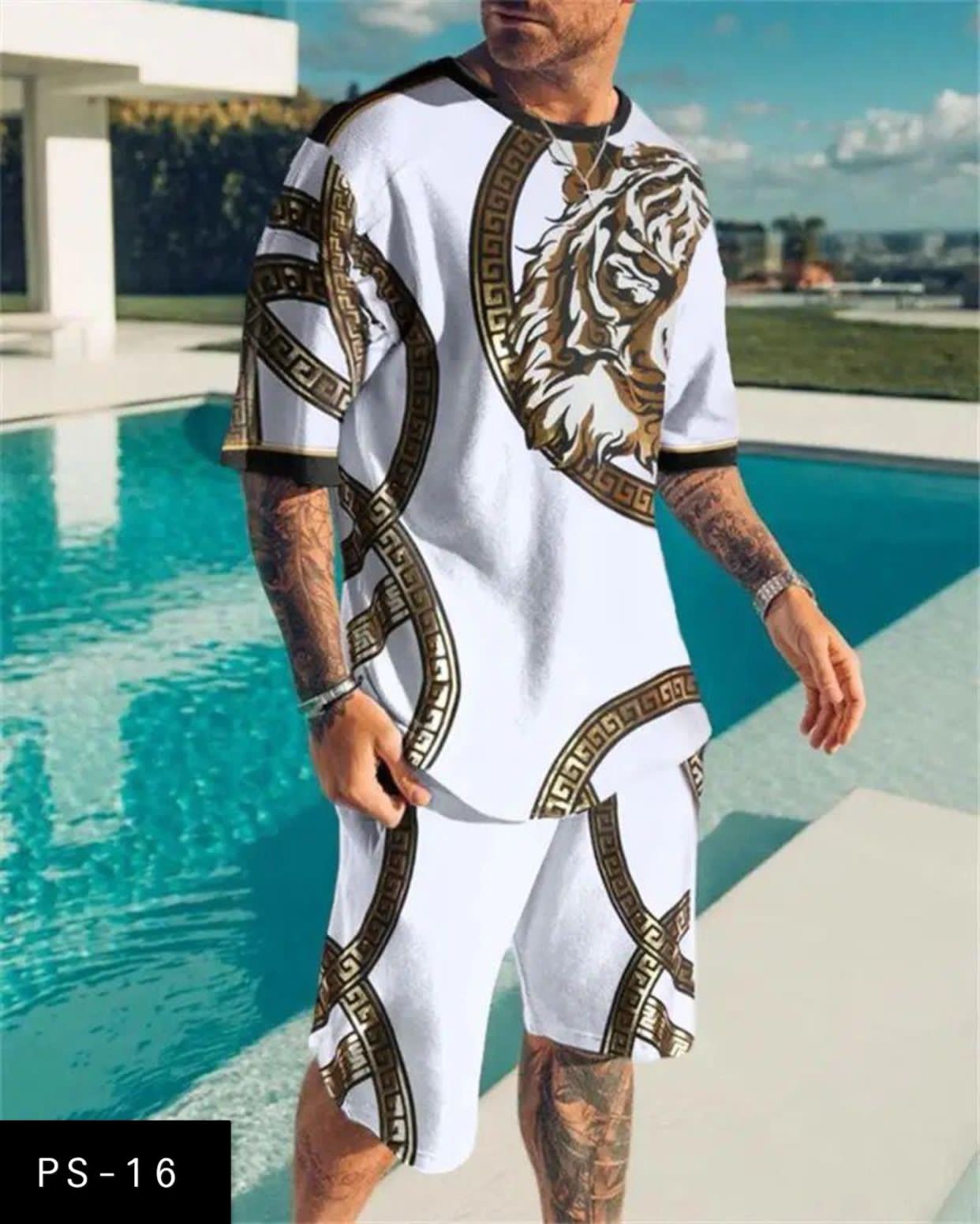 Mens Tshirt & Short Set PS-16