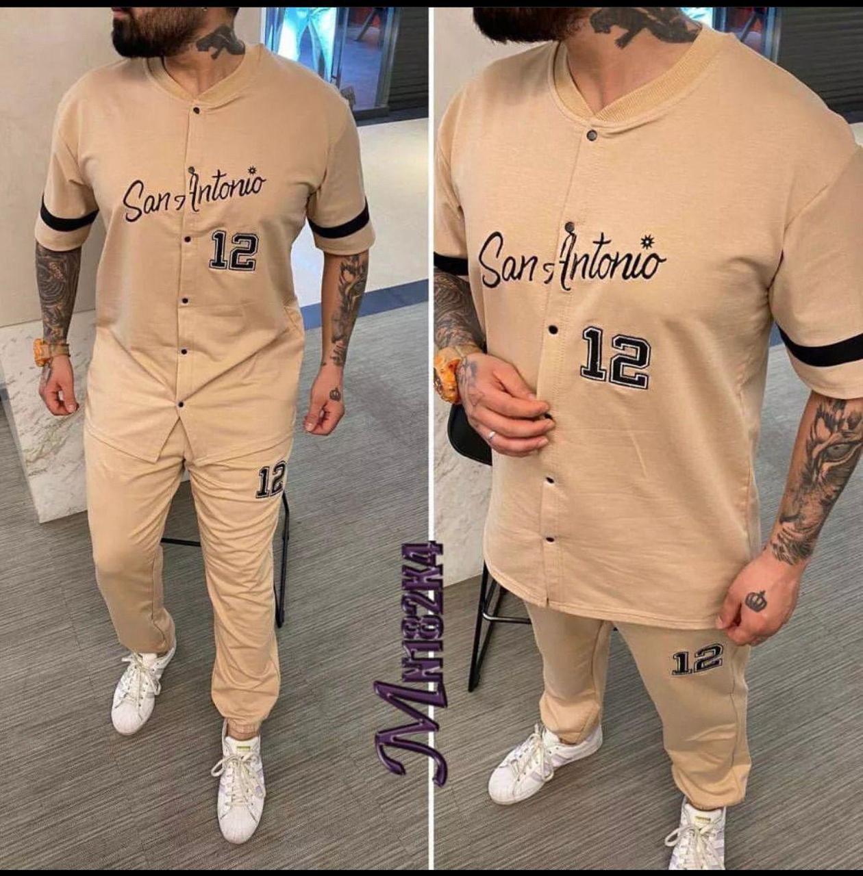 Men's 2 Pcs T-Shirt & Trackpant Set Z-19