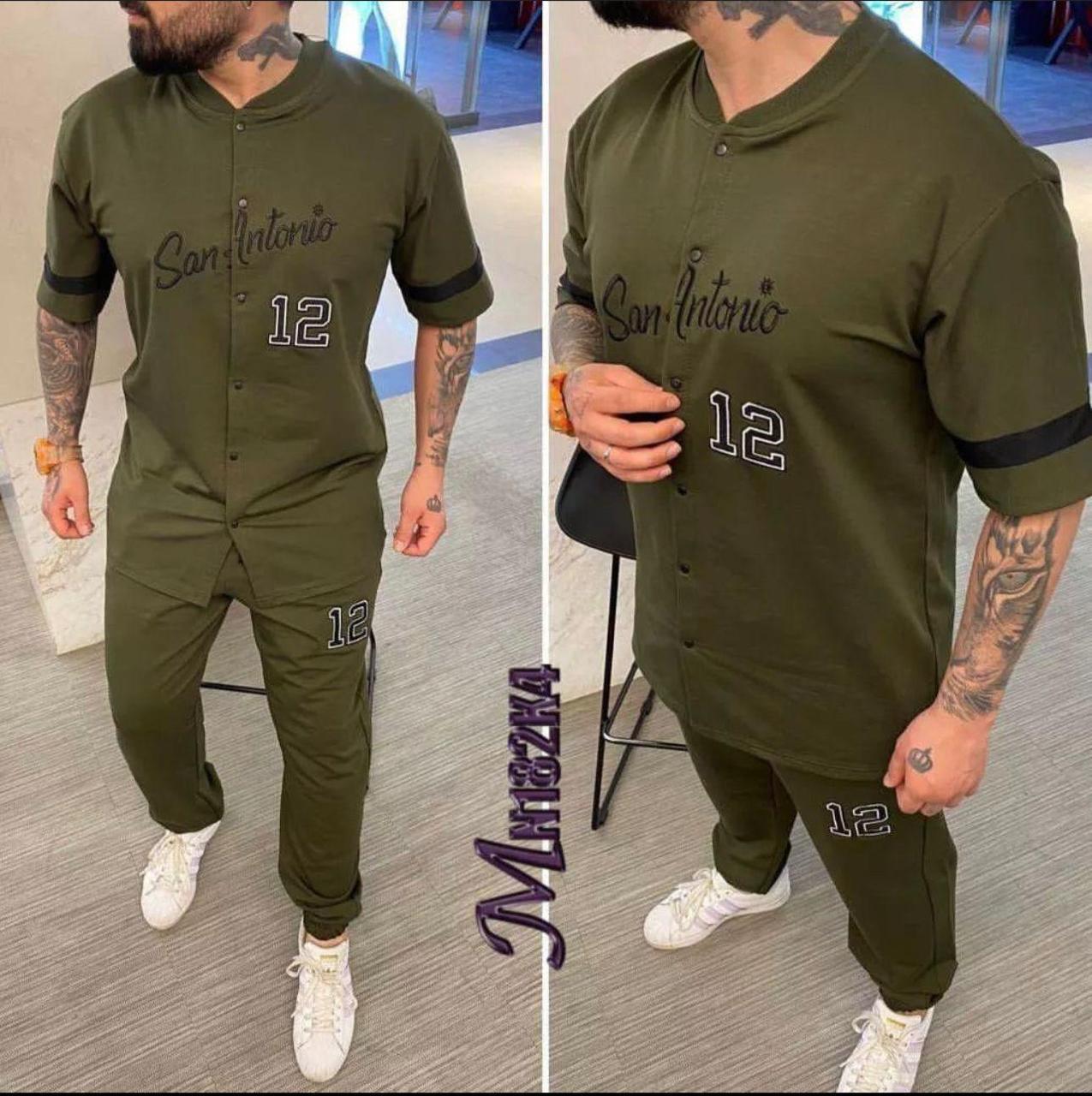 Men's 2 Pcs T-Shirt & Trackpant Set Z-19