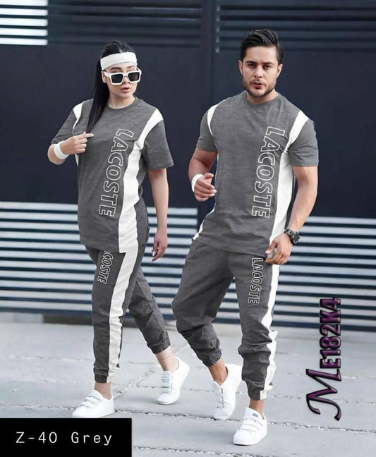 Tshirt Trouser Set Z - 40 GREY