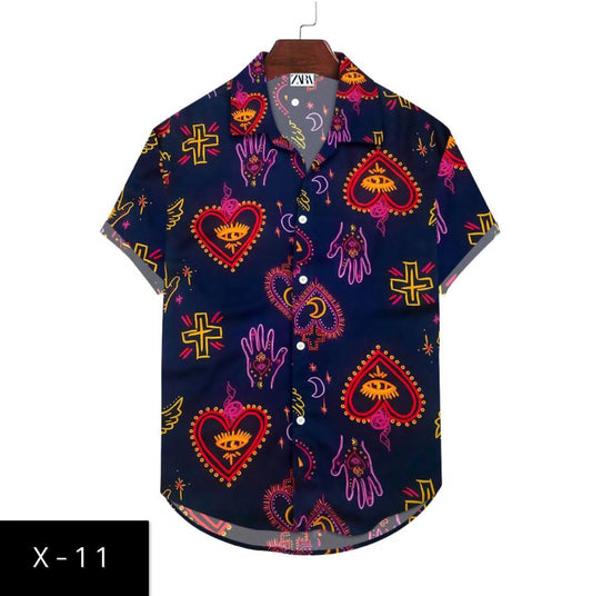 Mens Half Sleeves Shirts X-11