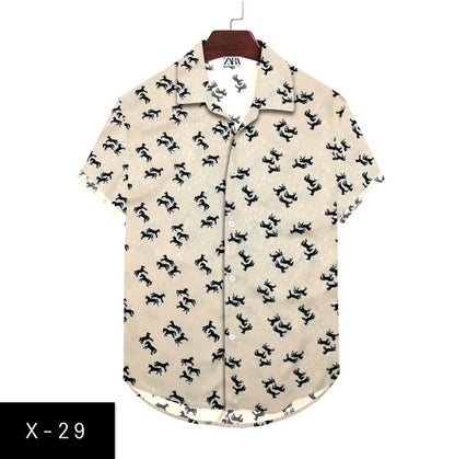 Mens Half Sleeves Shirts X-29