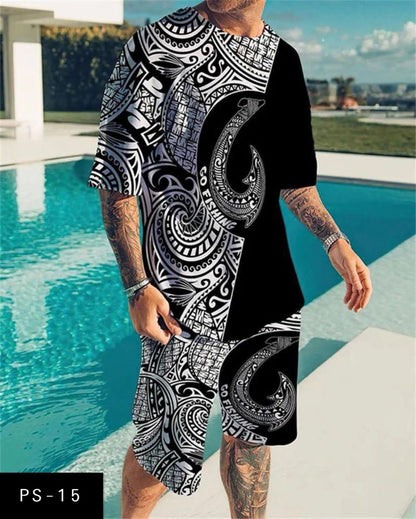 Mens Tshirt & Short Set PS-15