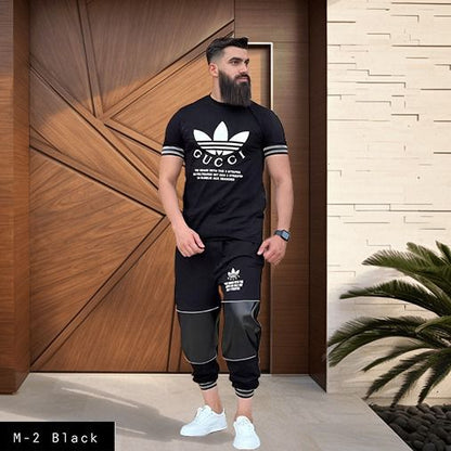 Men's 2 pcs Tshirt &Trackpant set|M-2