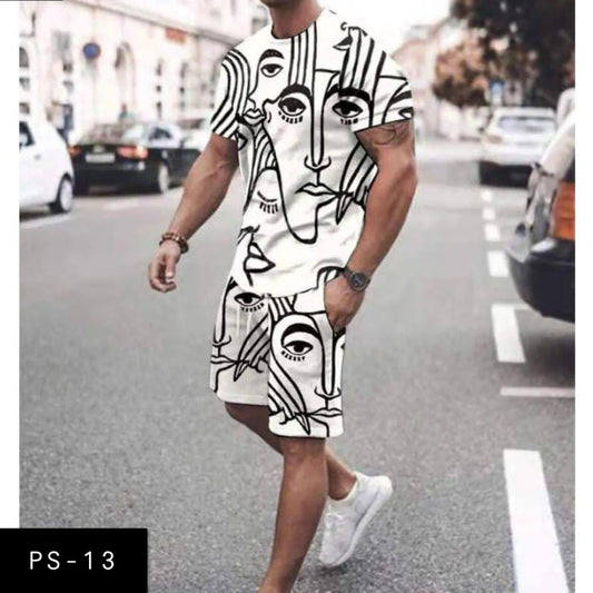 Mens Tshirt & Short Set PS-13