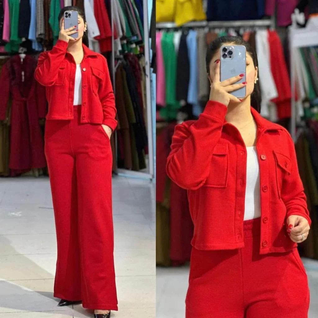 3 Pcs Winter Button Style Outfit CH-320