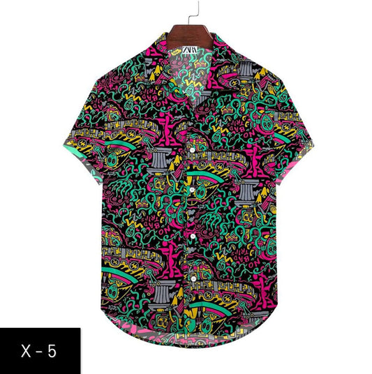 Men's Half sleeves Shirts X-5