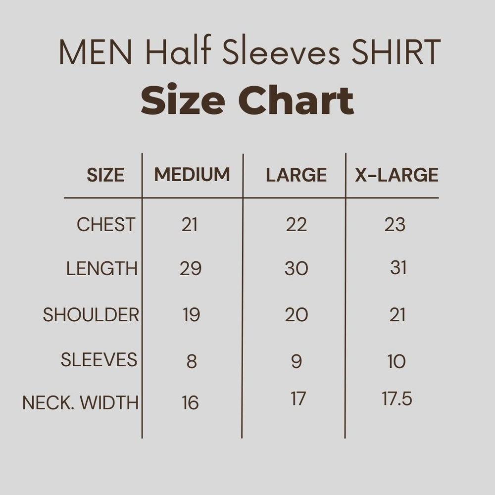 Men's Half sleeves Shirts X-6