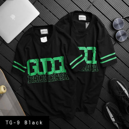 Summer Cotton Tshirts-TG-9 Black