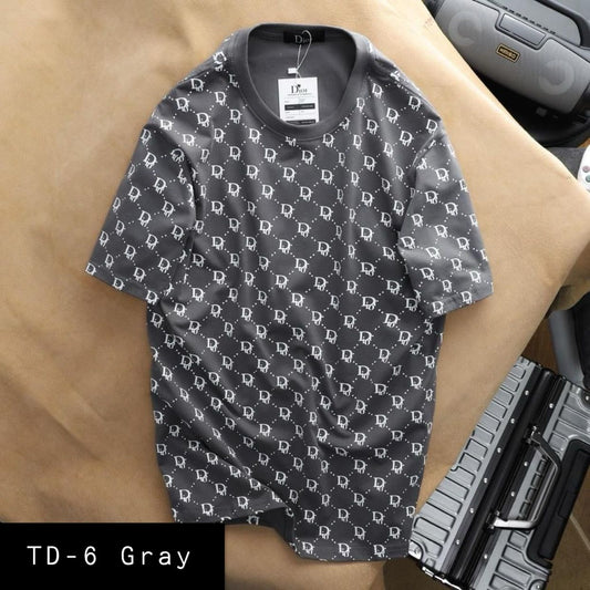 Summer Cotton Tshirts-TD-6 Gray