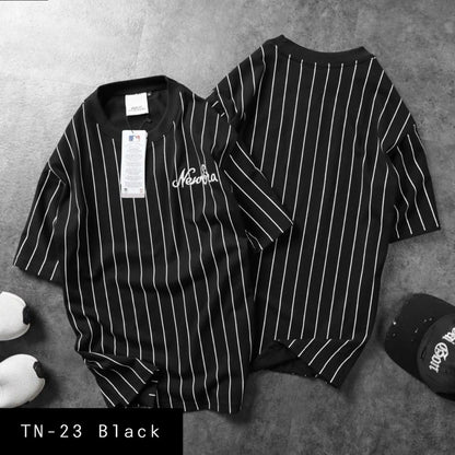Summer Cotton Tshirts-TN-23 Black