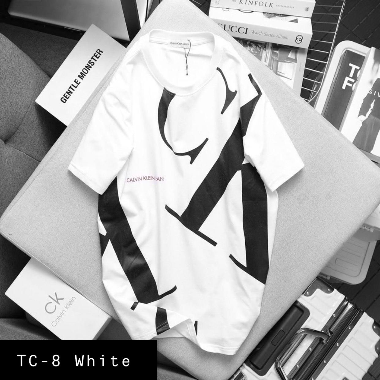 Summer Cotton Tshirts-TC-8 White