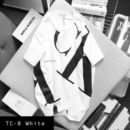 Summer Cotton Tshirts-TC-8 White