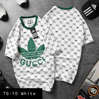Summer Cotton Tshirts-TG-10 White