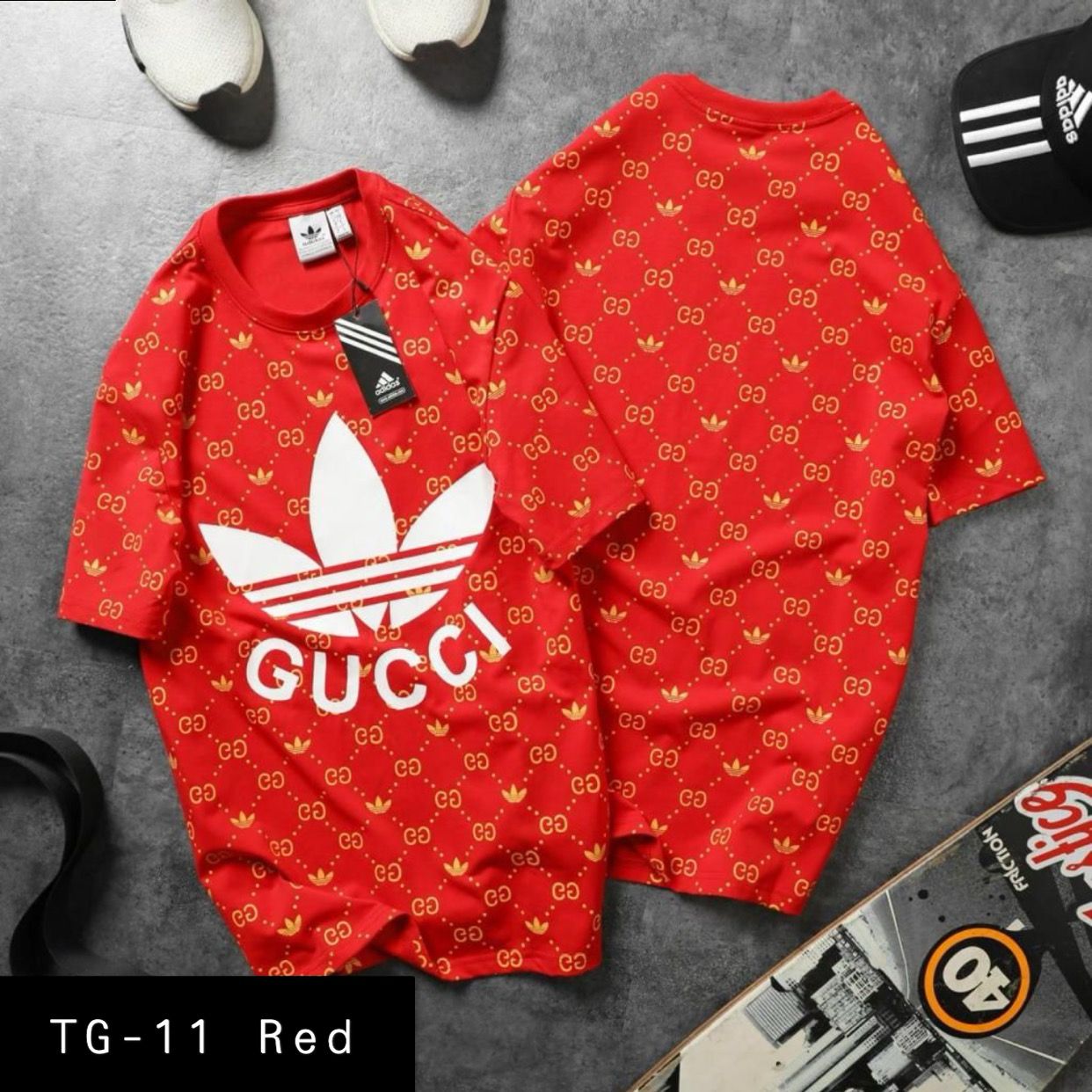 Summer Cotton Tshirts-TG- 11 Red