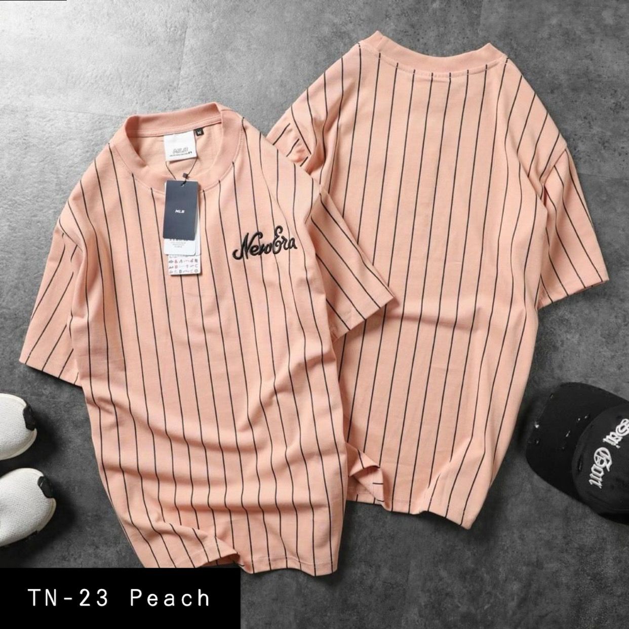 Summer Cotton Tshirts-TN-23 Peach