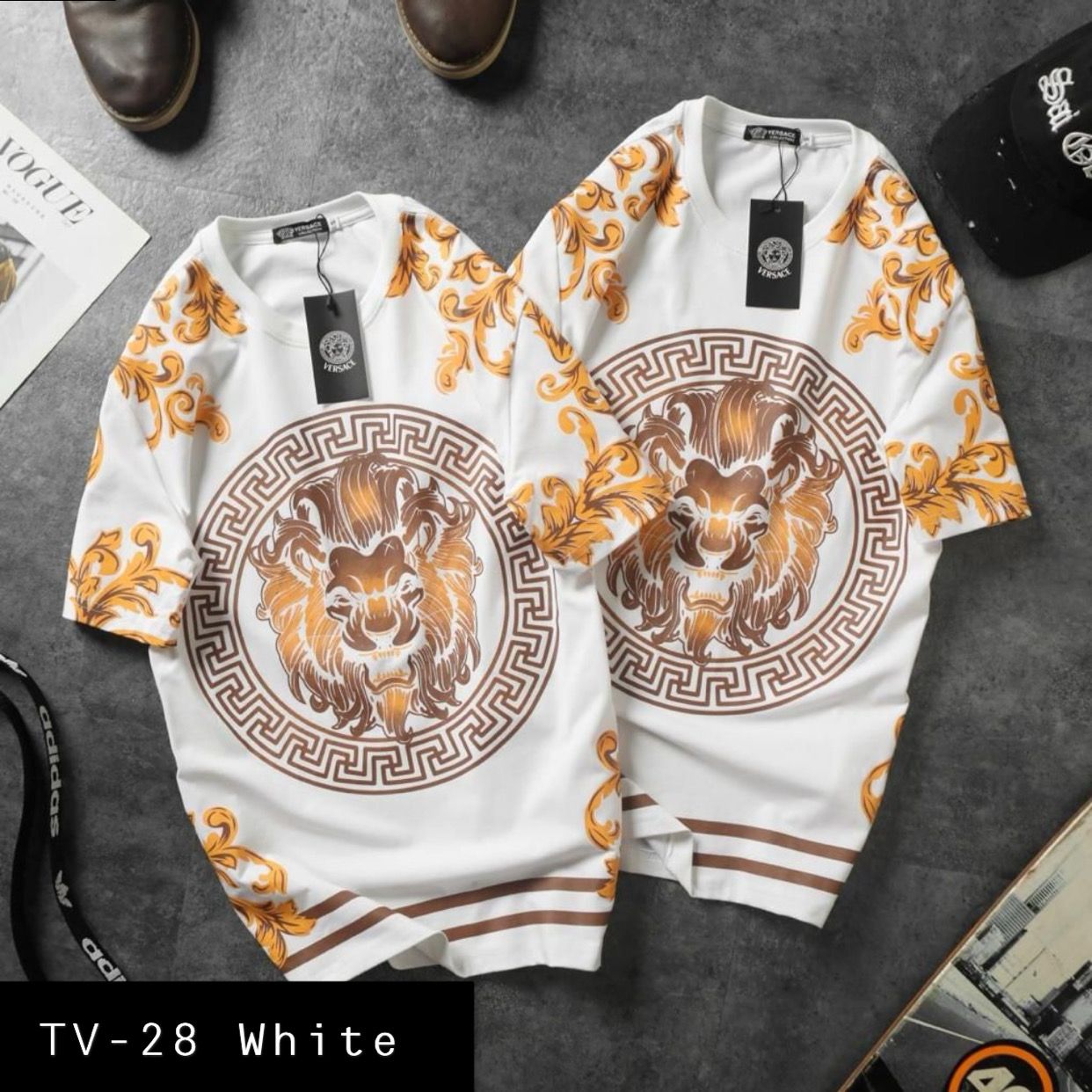 Summer Cotton Tshirts-Tv- 28 White