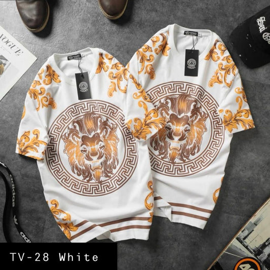 Summer Cotton Tshirts-Tv- 28 White
